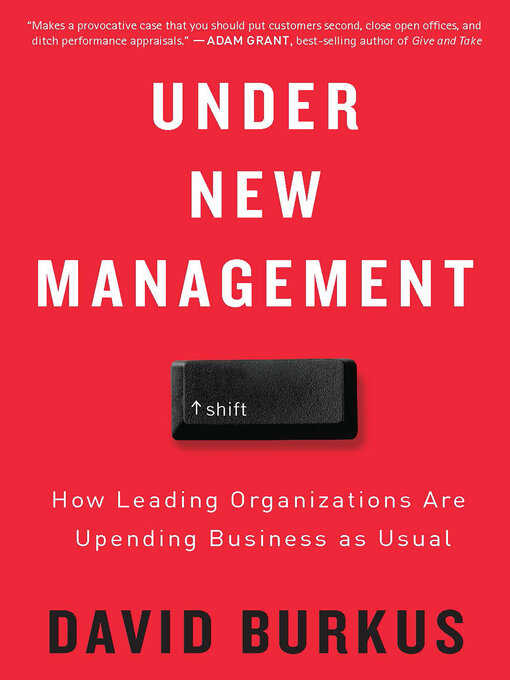 Title details for Under New Management by David Burkus - Available